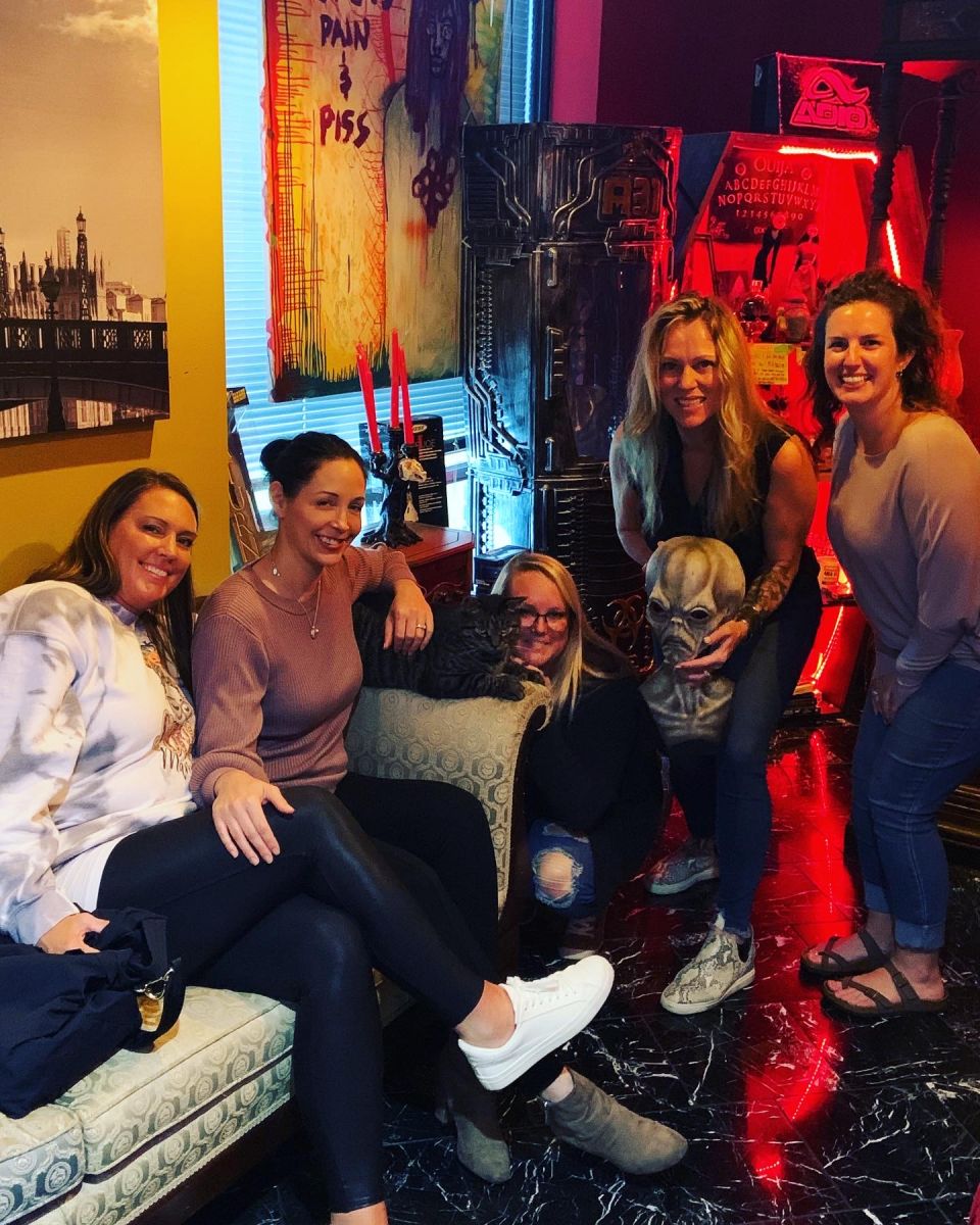 Some Of The Girls Getting Ready To Escape At Escape Game Knoxville